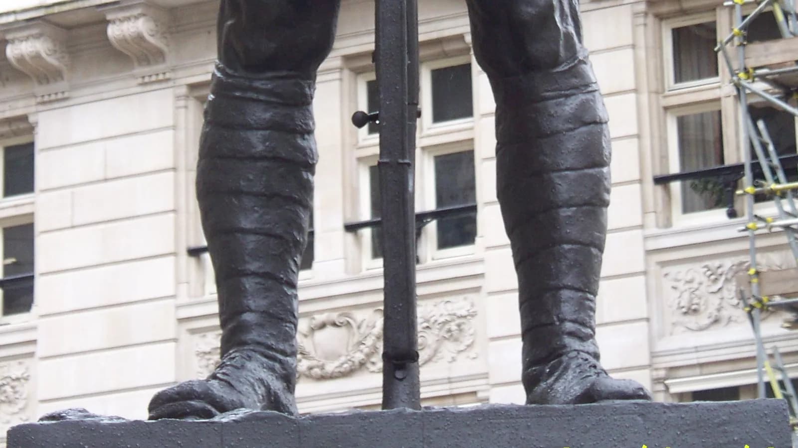 The bronze Gurkha Memorial statue in London, honouring Gurkha soldiers who served the British Crown